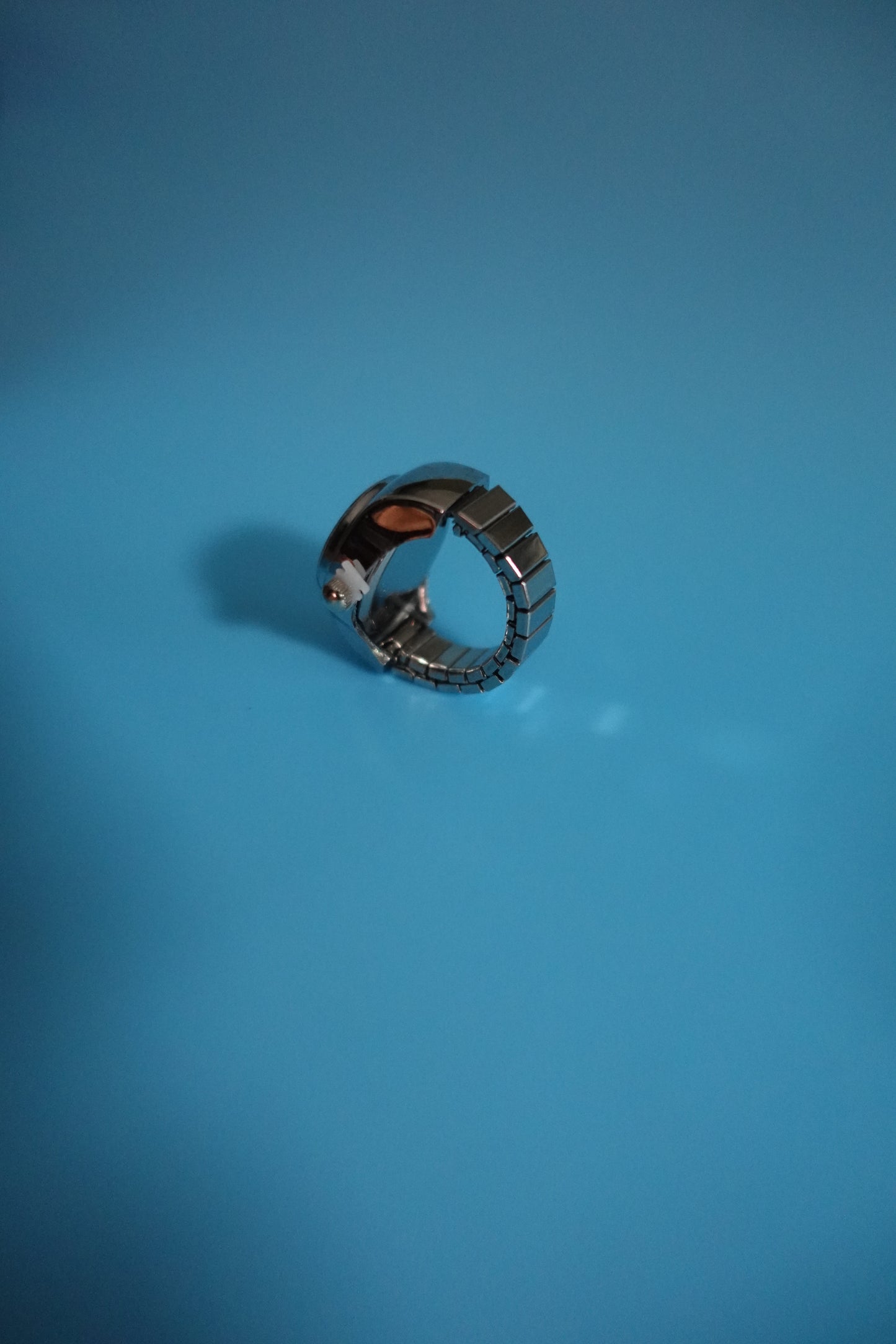 White Face Ring Watch