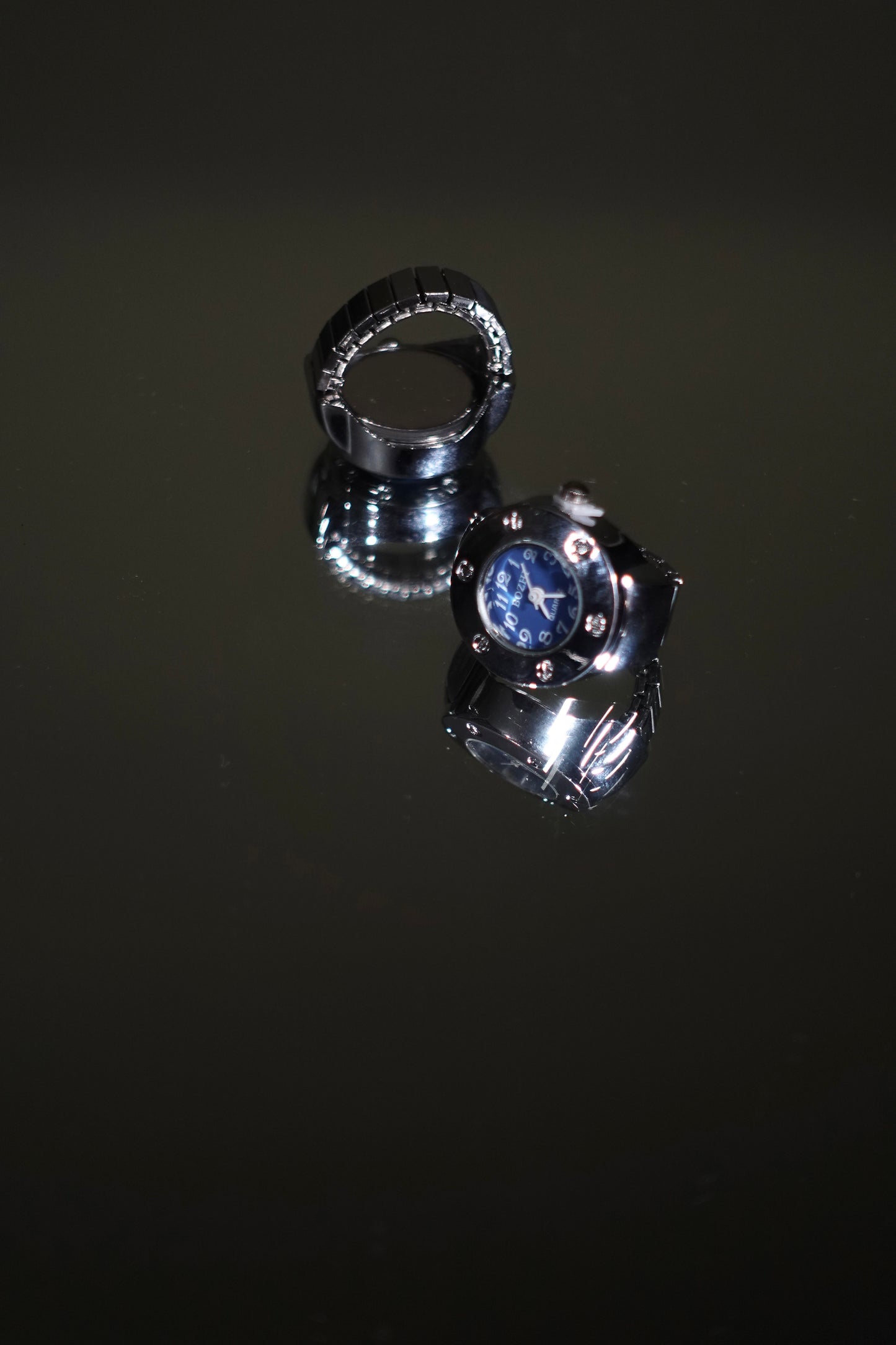 Blue Face Ring Watch