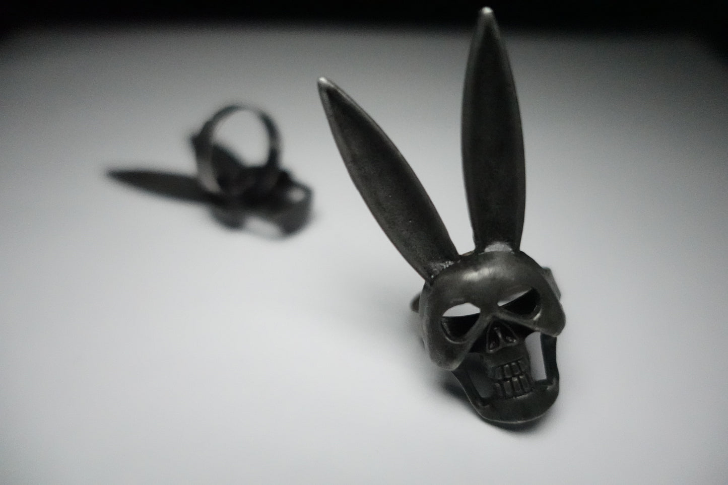 Big Ear Bunny Skull Ring