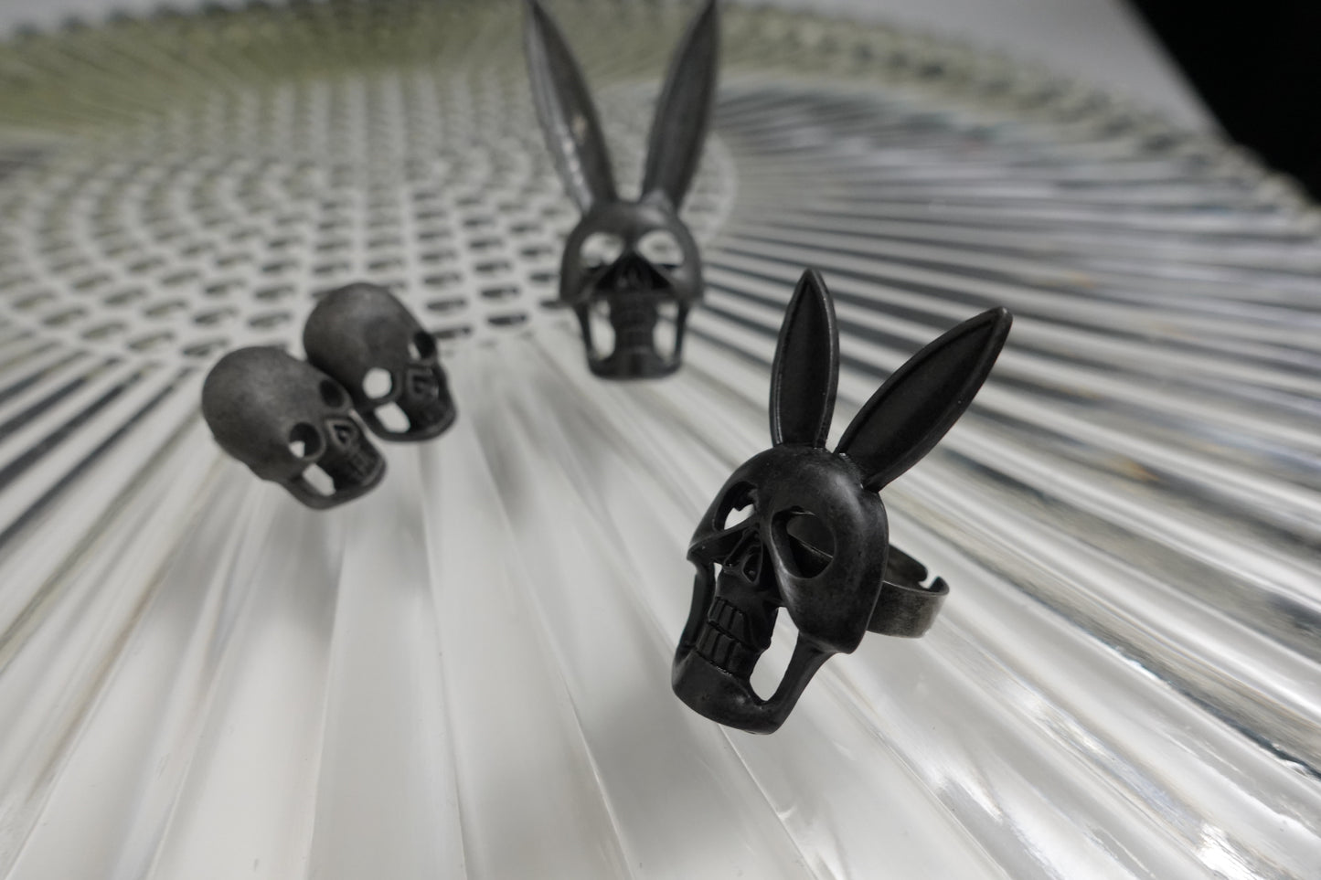 Nightfall Bunny Skull Ring