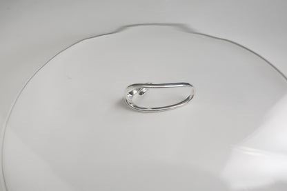 Chrome Wave Ring