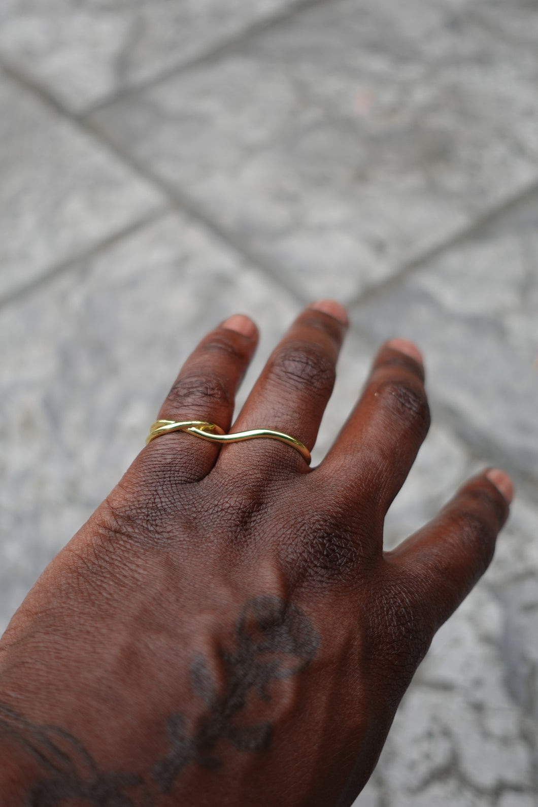 Line Ring ( Gold )