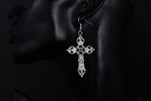 Load image into Gallery viewer, Gothic Cross Earring
