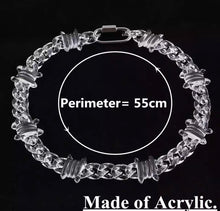 Load image into Gallery viewer, Acrylic Spike Chain
